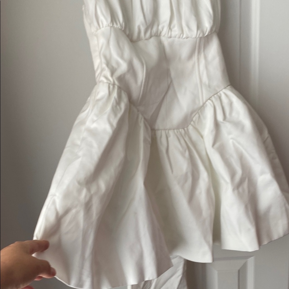 PrettyLittleThing White Mini Dress